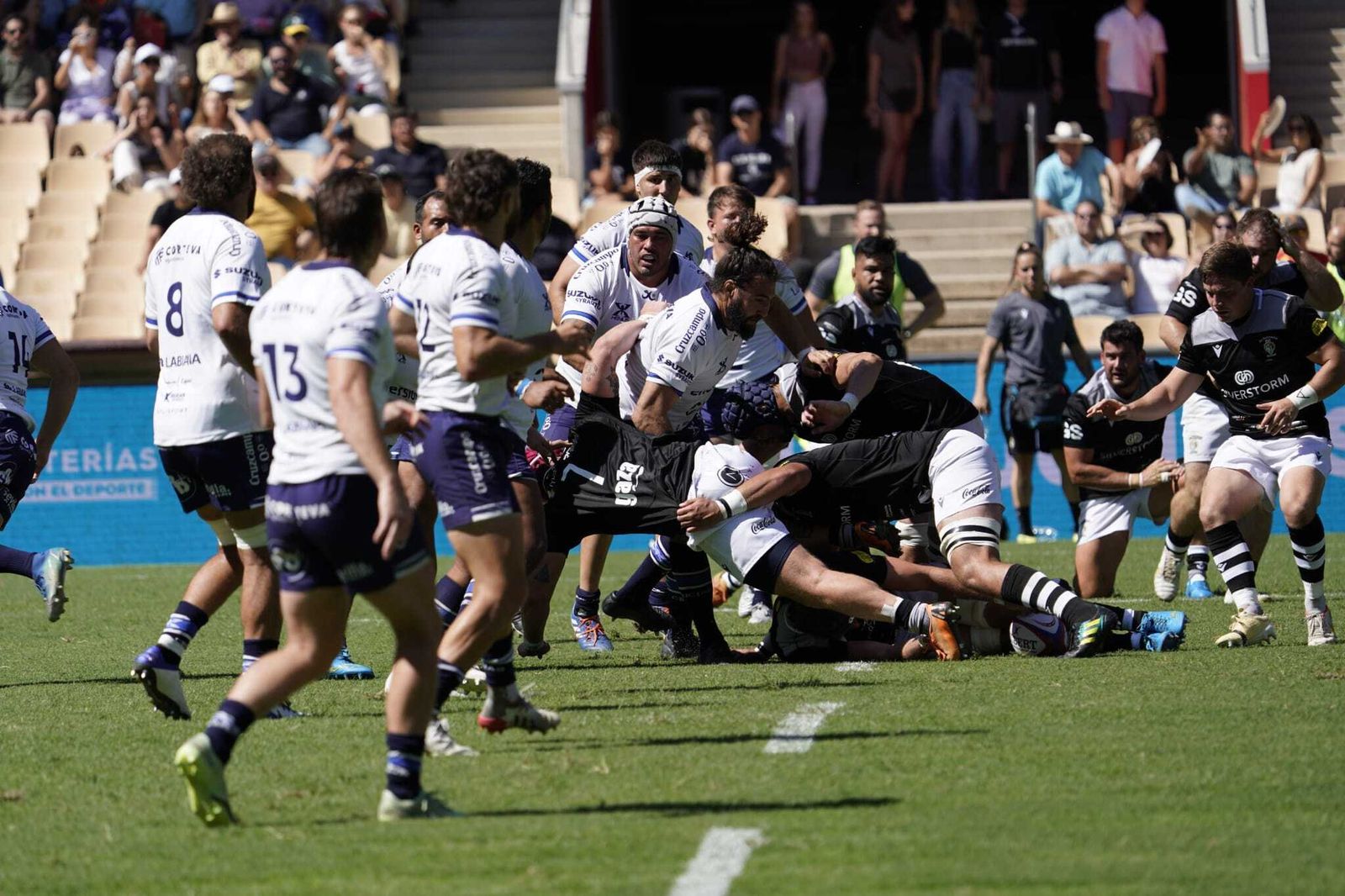 Una imagen de una agrupación en el Estadio de la Cartuja.