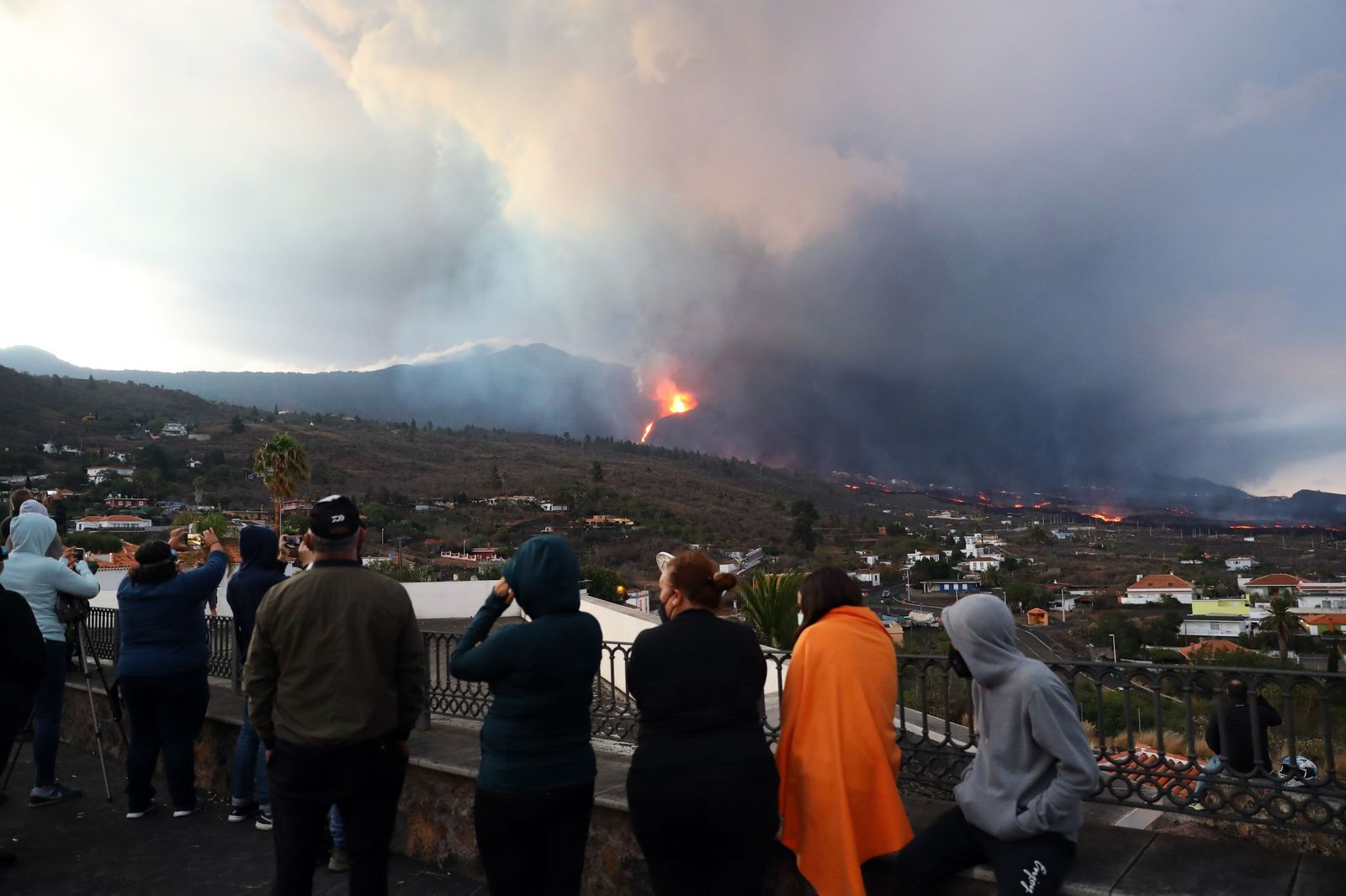 Vista de Cumbre Vieja.