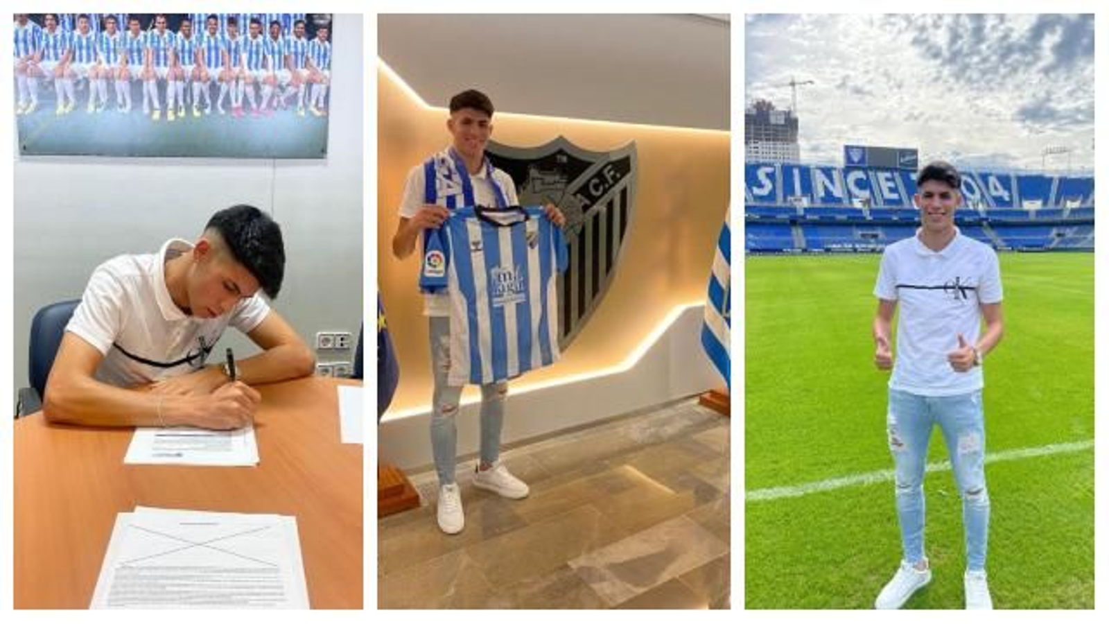 El Málaga CF ata a una de las joyas de La Academia
