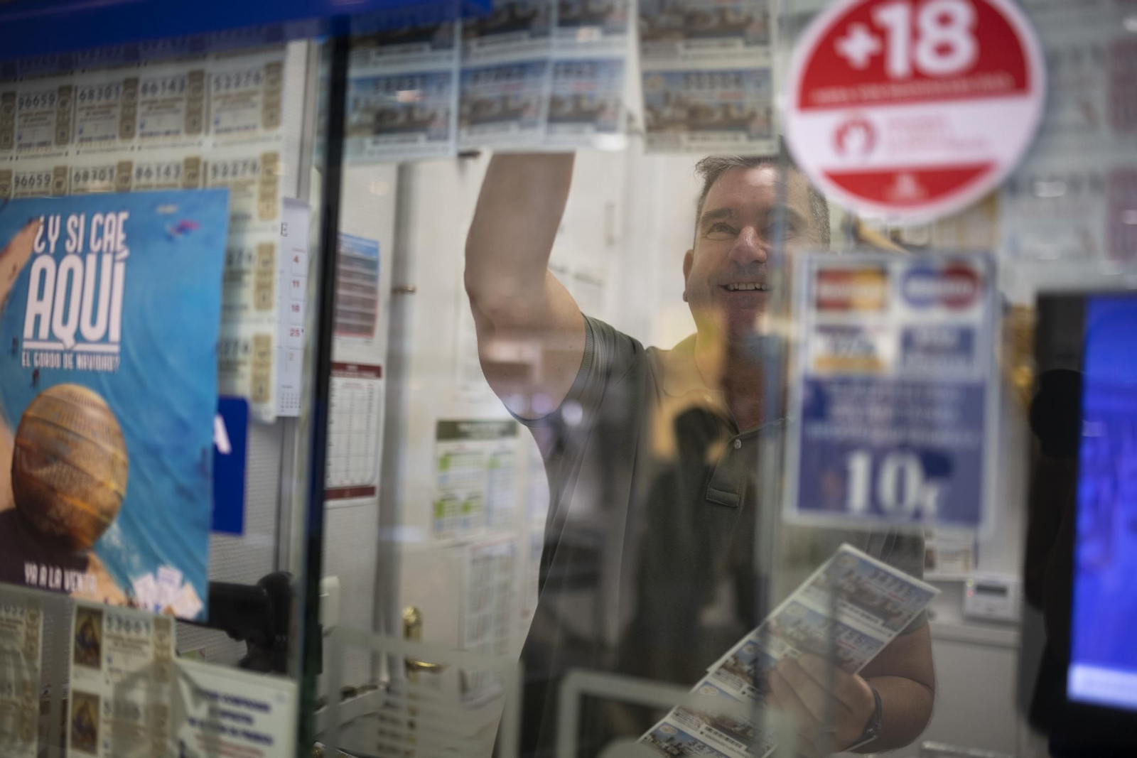 Un lotero de una administración de Huelva.