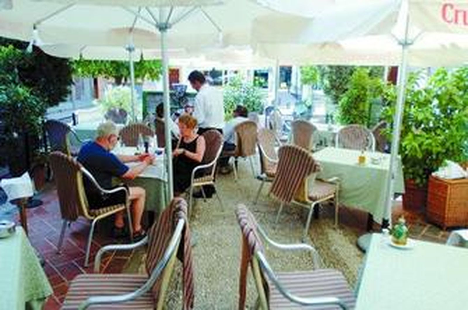 La popular terraza de El Cunini, al descubierto.