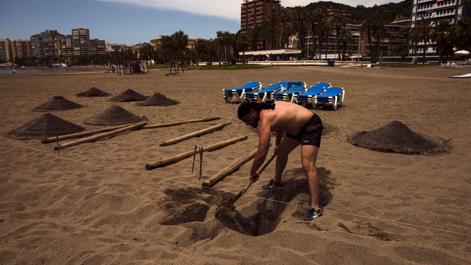 Playa de La Malagueta, Málaga.