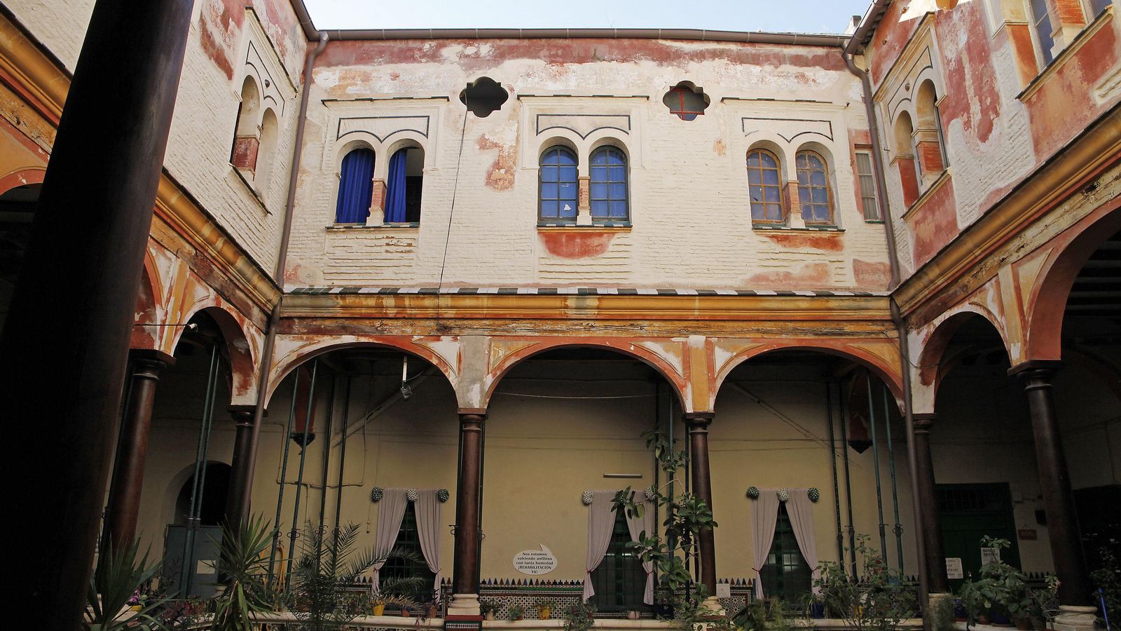 El patio del Palacio del Pumarejo.