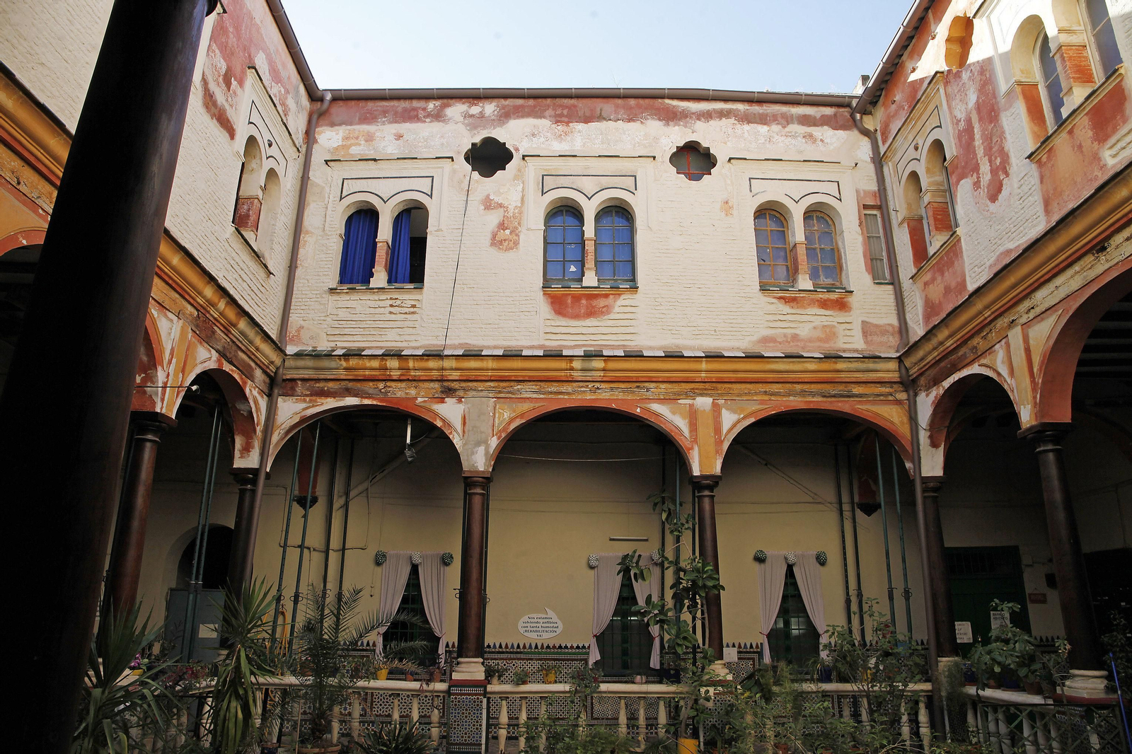 El patio del Palacio del Pumarejo.
