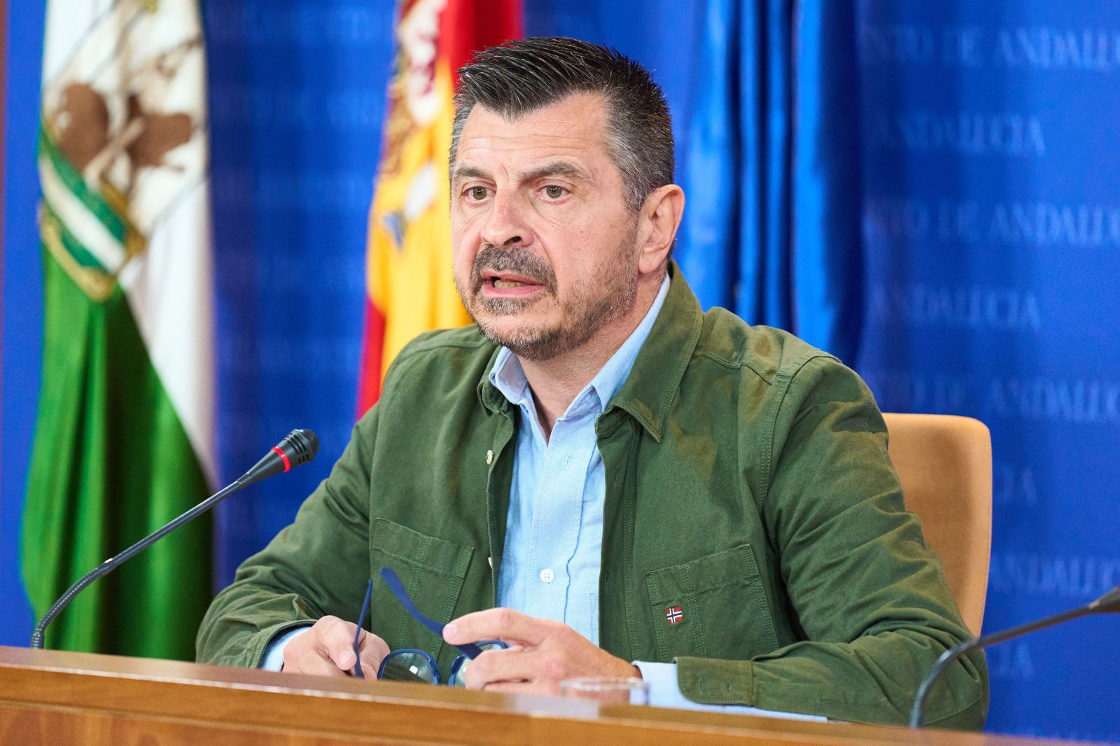 El portavoz del PP-A en el Parlamento, Toni Martín.