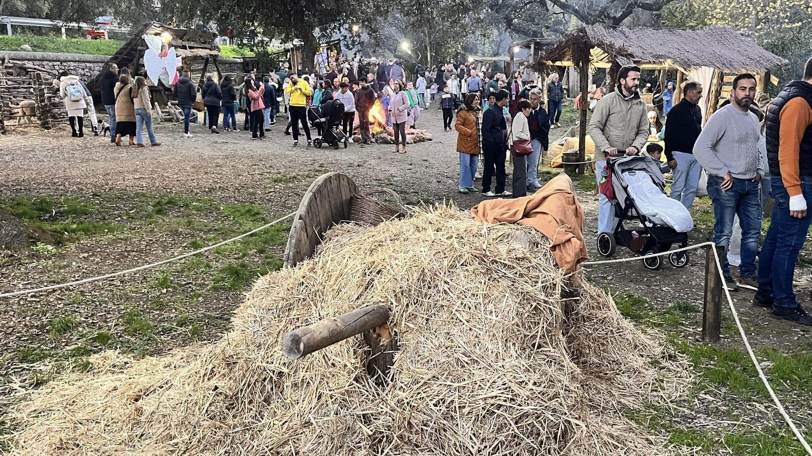 Una imagen del Belén Viviente de Puerto Moral