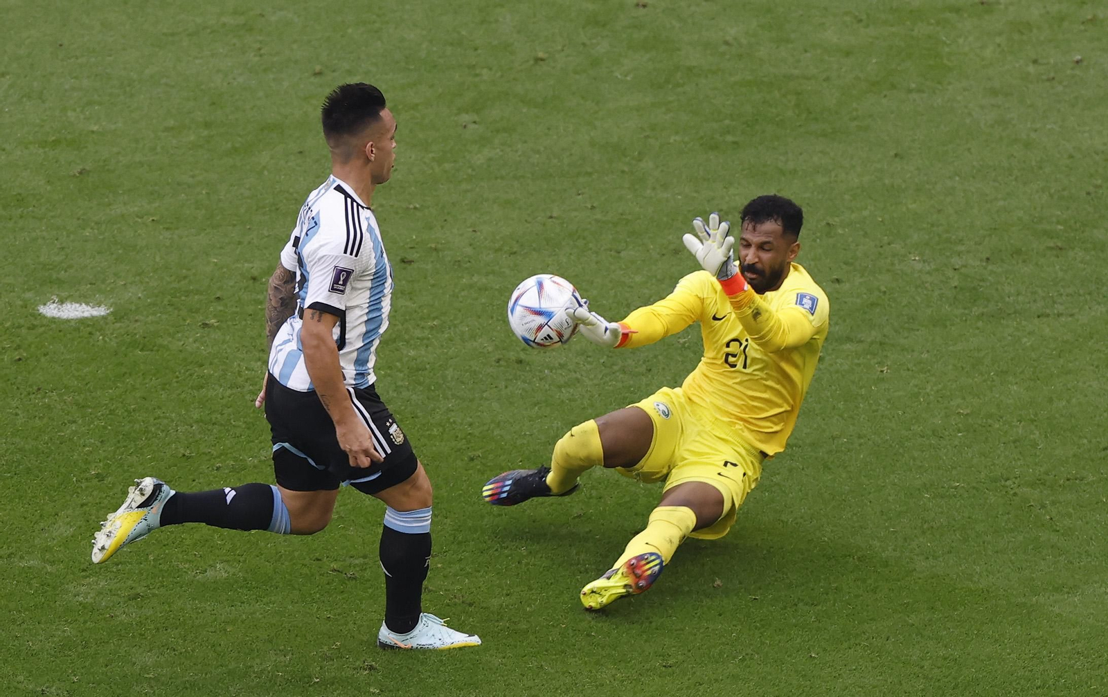 Las imágenes del Artentina - Arabia Saudí en el Mundial de Qatar