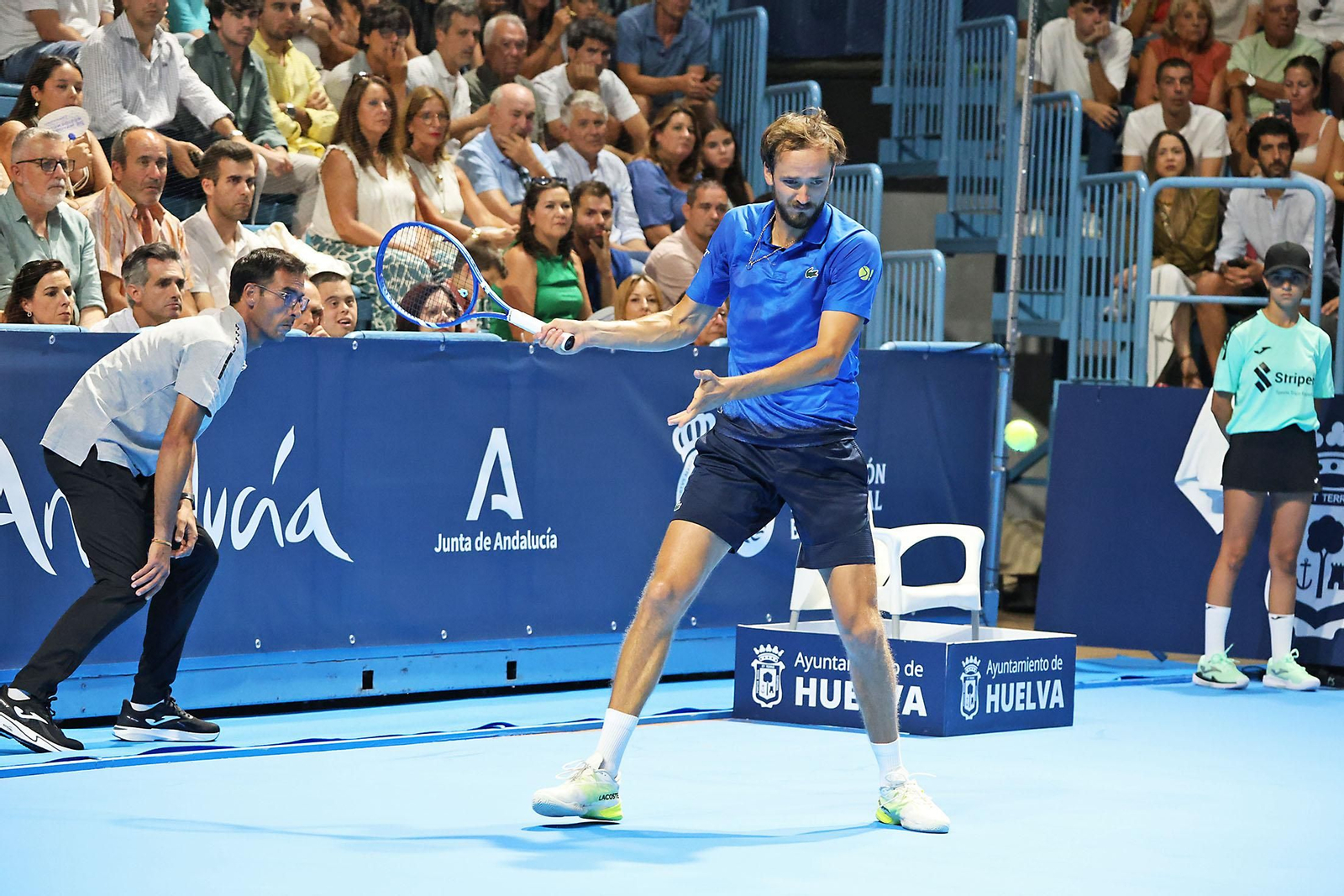 Imágenes de la final masculina de la Copa del Rey de tenis entre Daniil Medvedev y Alejandro Davidovich