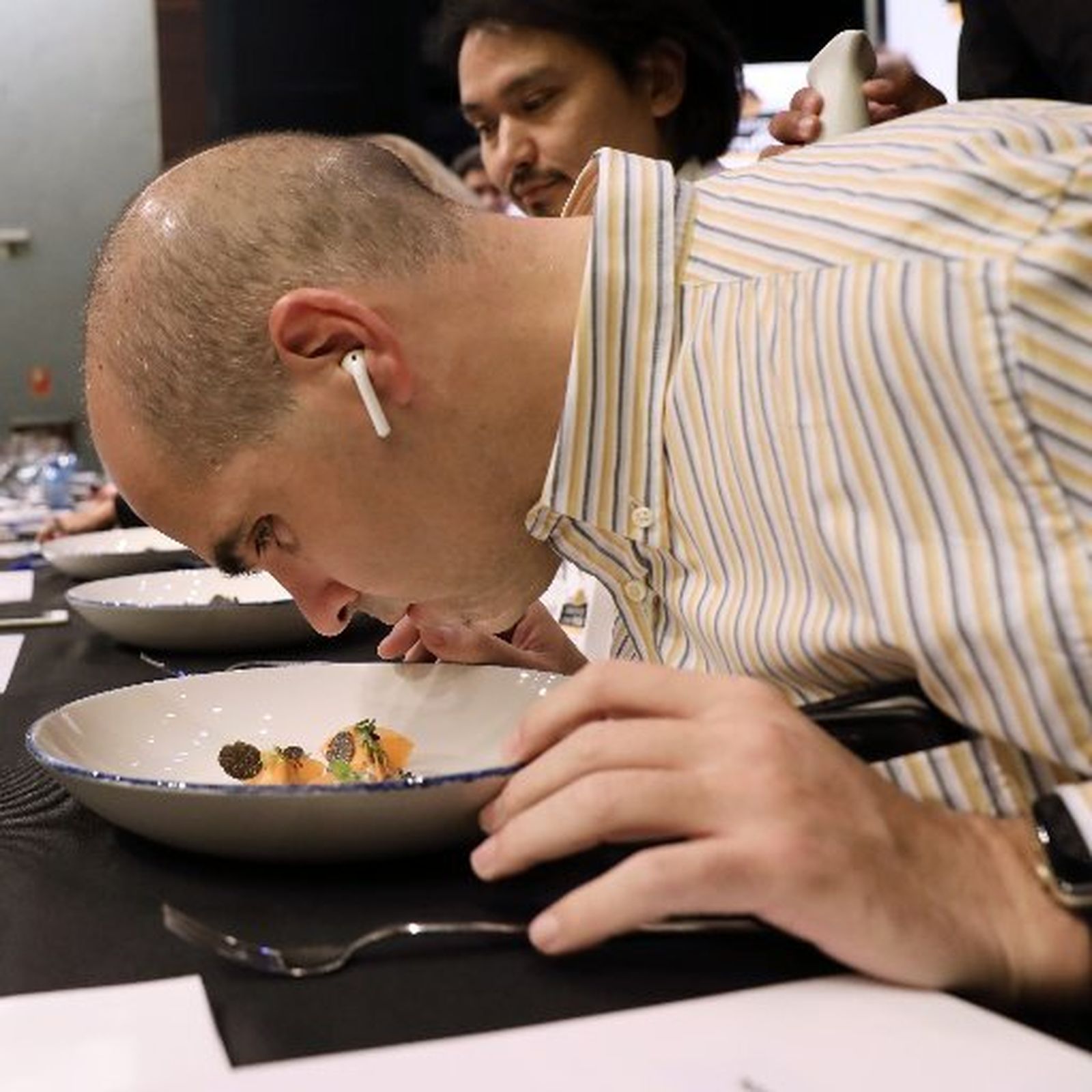 Jonathan Armengol en una degustación, imagen compartida en las redes por él