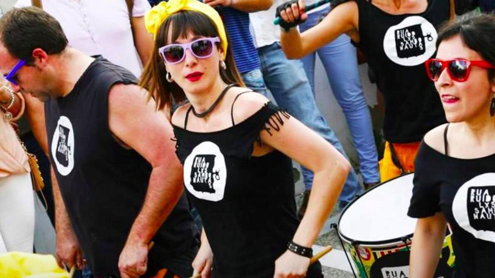 Batucada en el Trebufestival, festival de música callejera.