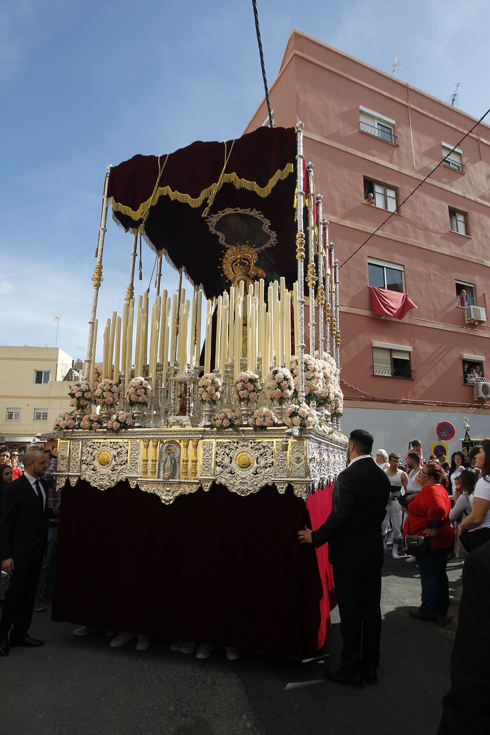 Imágenes de la Procesión de Coronación. Barrio de Los Molinos. Semana Santa Almería 2019