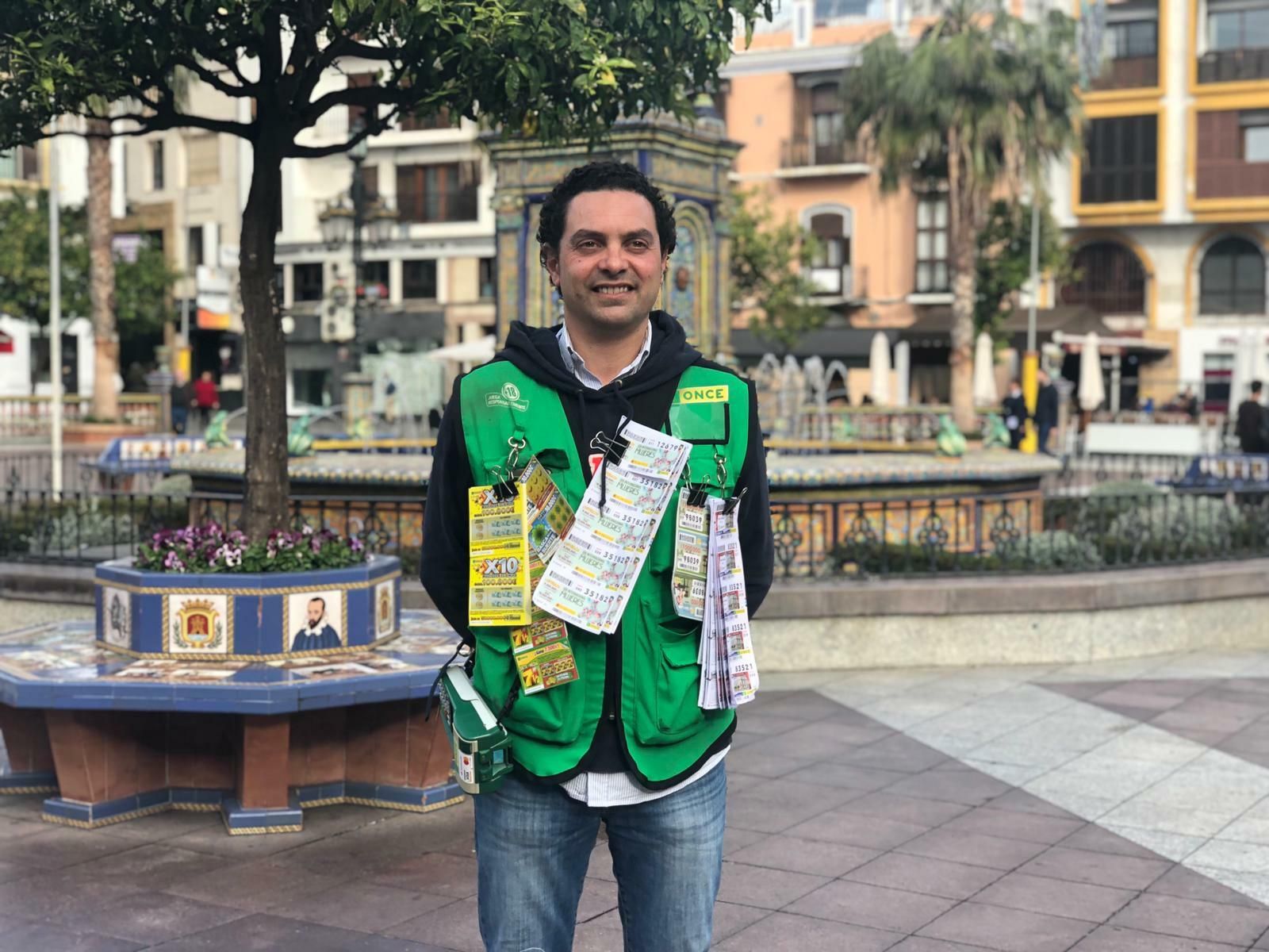 Alfonso Moreno, en la Plaza Alta.