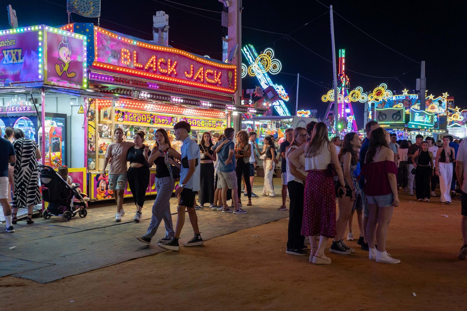 Colombinas 2025: Imágenes del ambiente el viernes 1 de agosto en las Fiestas Colombinas