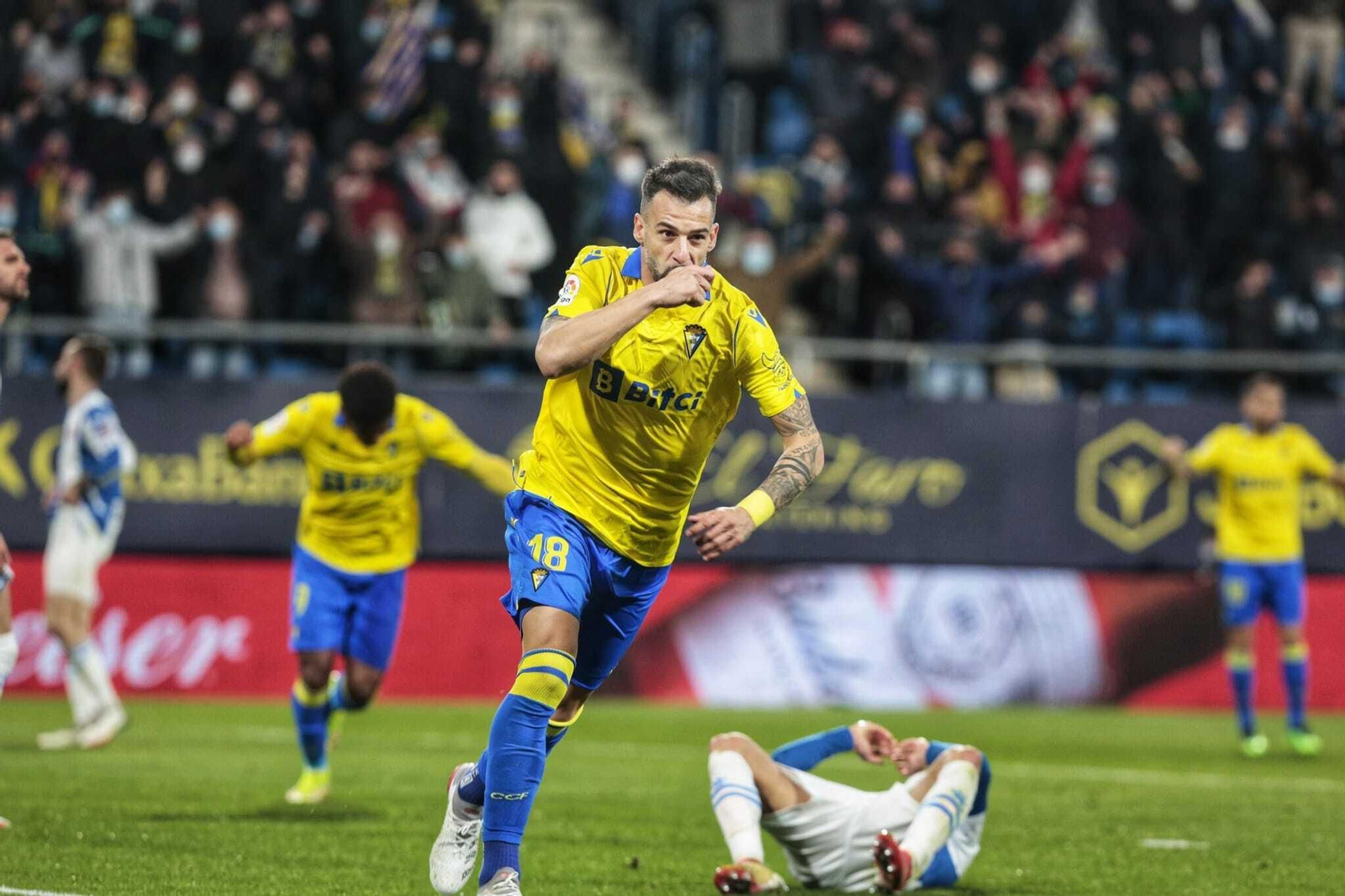 Imágenes del partido Cádiz - Espanyol