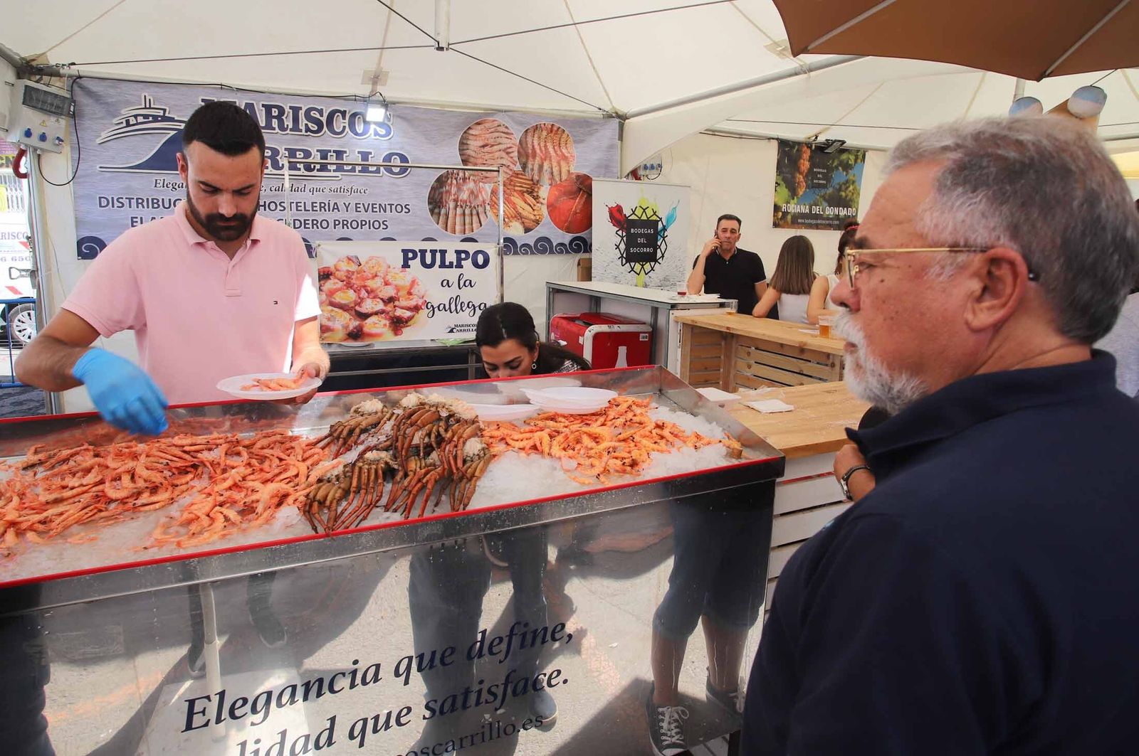 Imágenes del ambiente en la Feria de la Tapa de Huelva