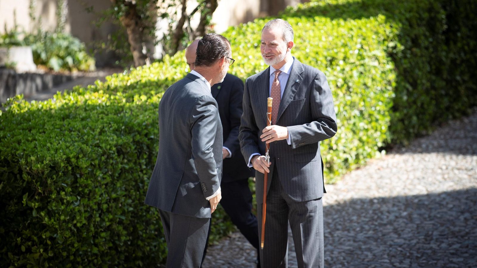 Las fotos de Felipe VI en el Real Monasterio de San Jerónimo de Granada en la reunión de las Reales Maestranzas de España