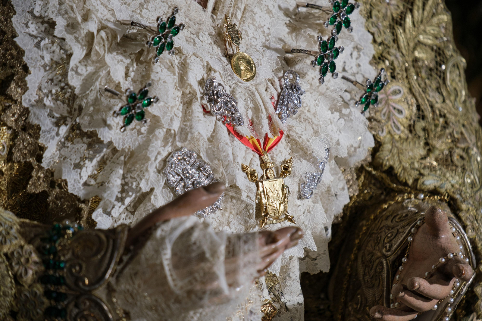 María Santísima de la Esperanza Macarena en su veneración