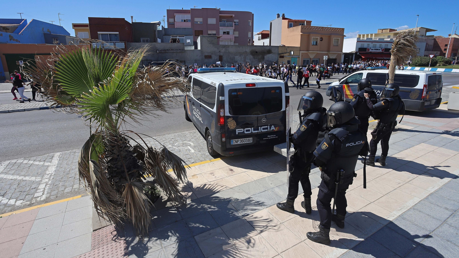 Fotos de la manifestación de La Atunara en La Línea