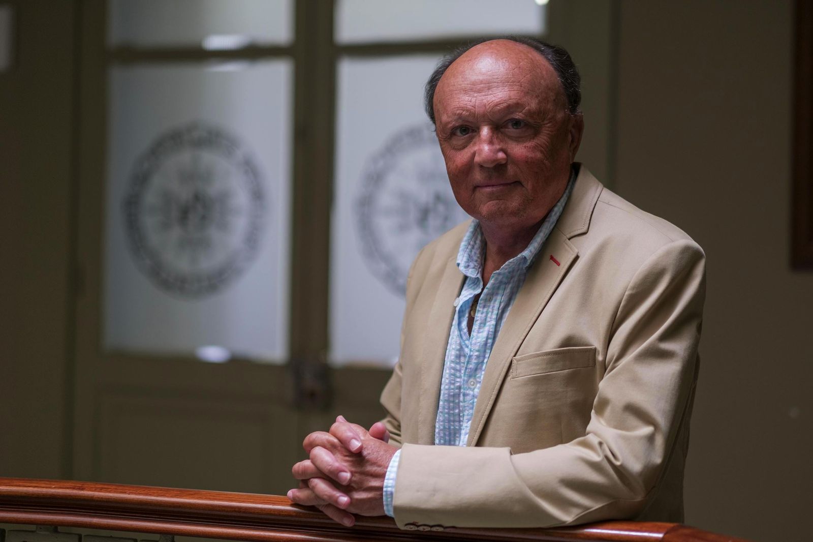 Manuel Barea, en la sede del centro de la UNED en Cádiz.