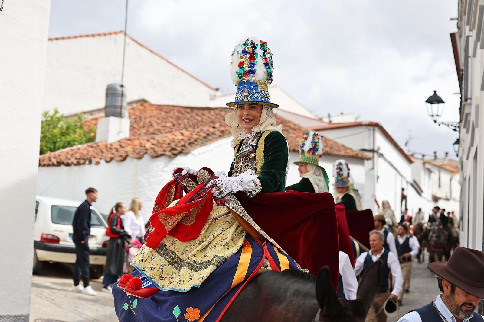 Las imágenes de la romería de San Benito Abad en el Cerro del Andévalo de Huelva