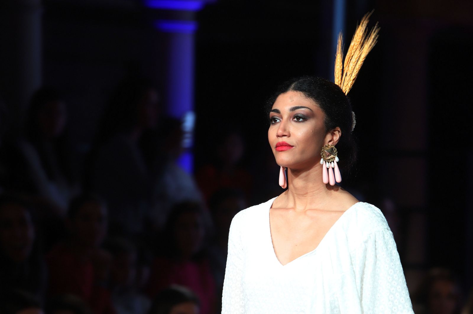 Huelva Flamenca 2023. Imágenes de la pasarela de moda flamenca de la modista Adelina Infante