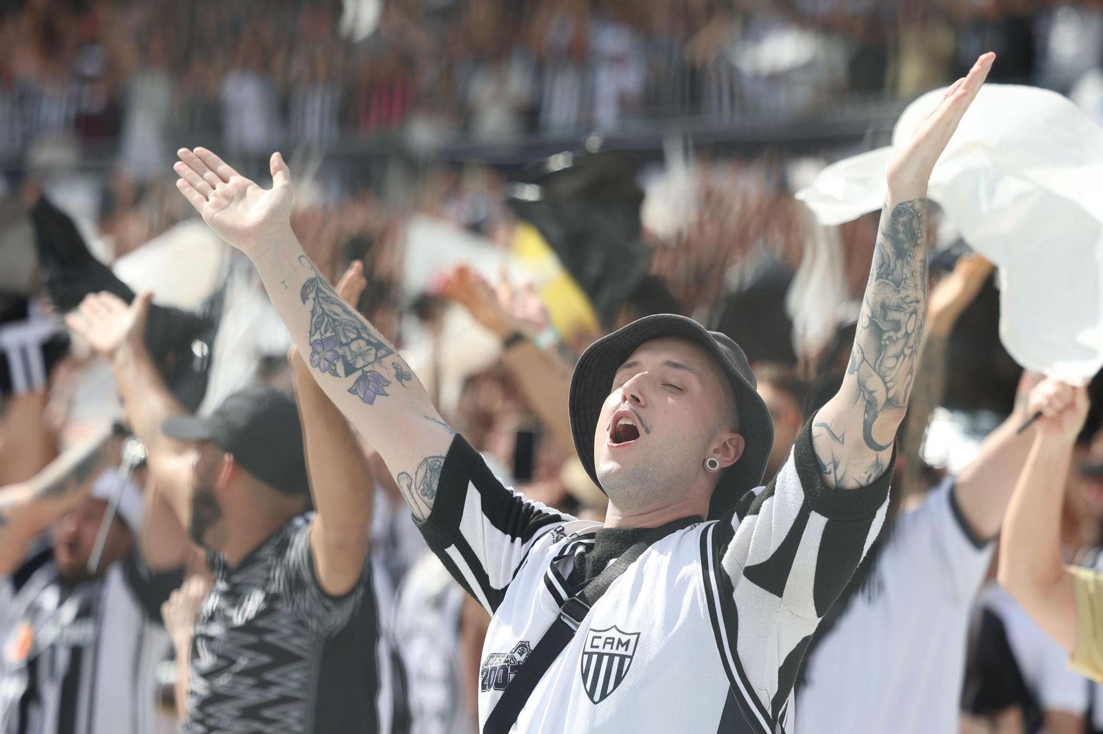 Las fotos de una final de la Libertadores histórica; Botafogo, campeón con 10, ante Atlético Mineiro
