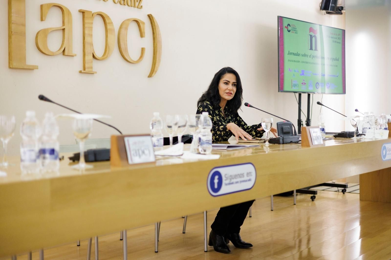 Lydia Cacho en la conferencia inaugural de las jornadas