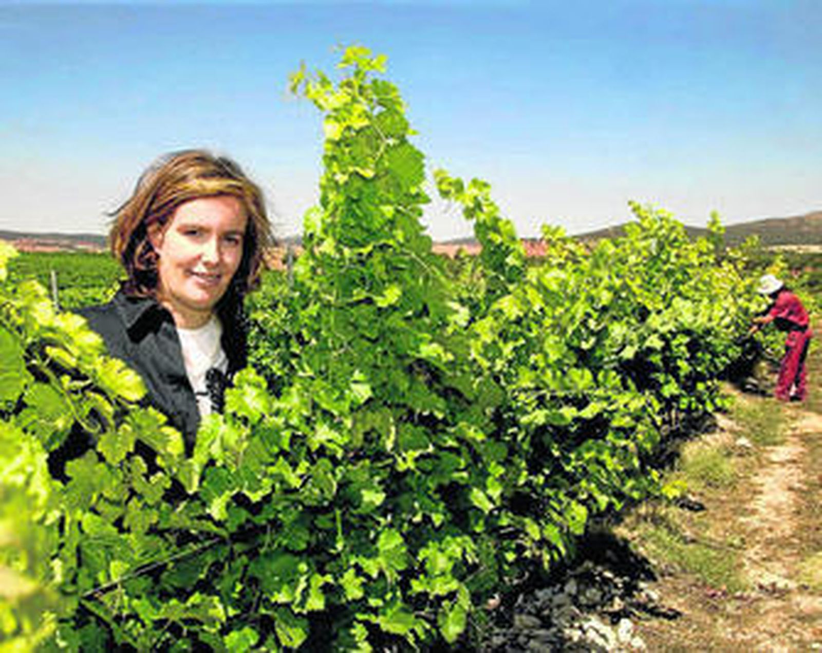 La enóloga Susana López, responsable de la calidad de los vinos de Pago del Vicario en Almería.