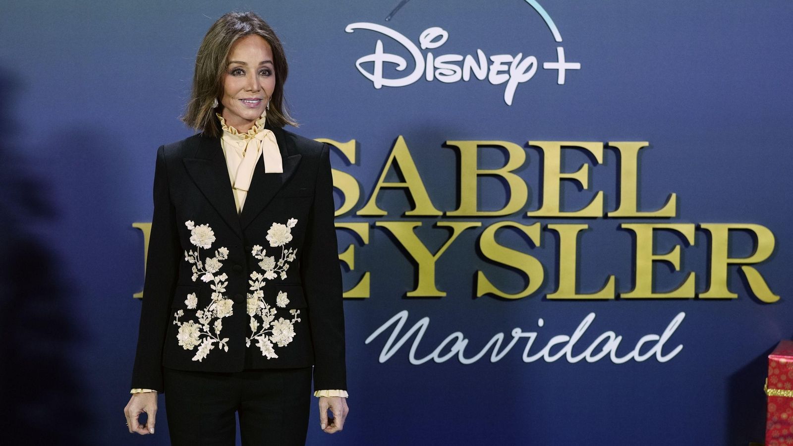 Isabel Preysler en la presentación de su especial navideño en doble entrega