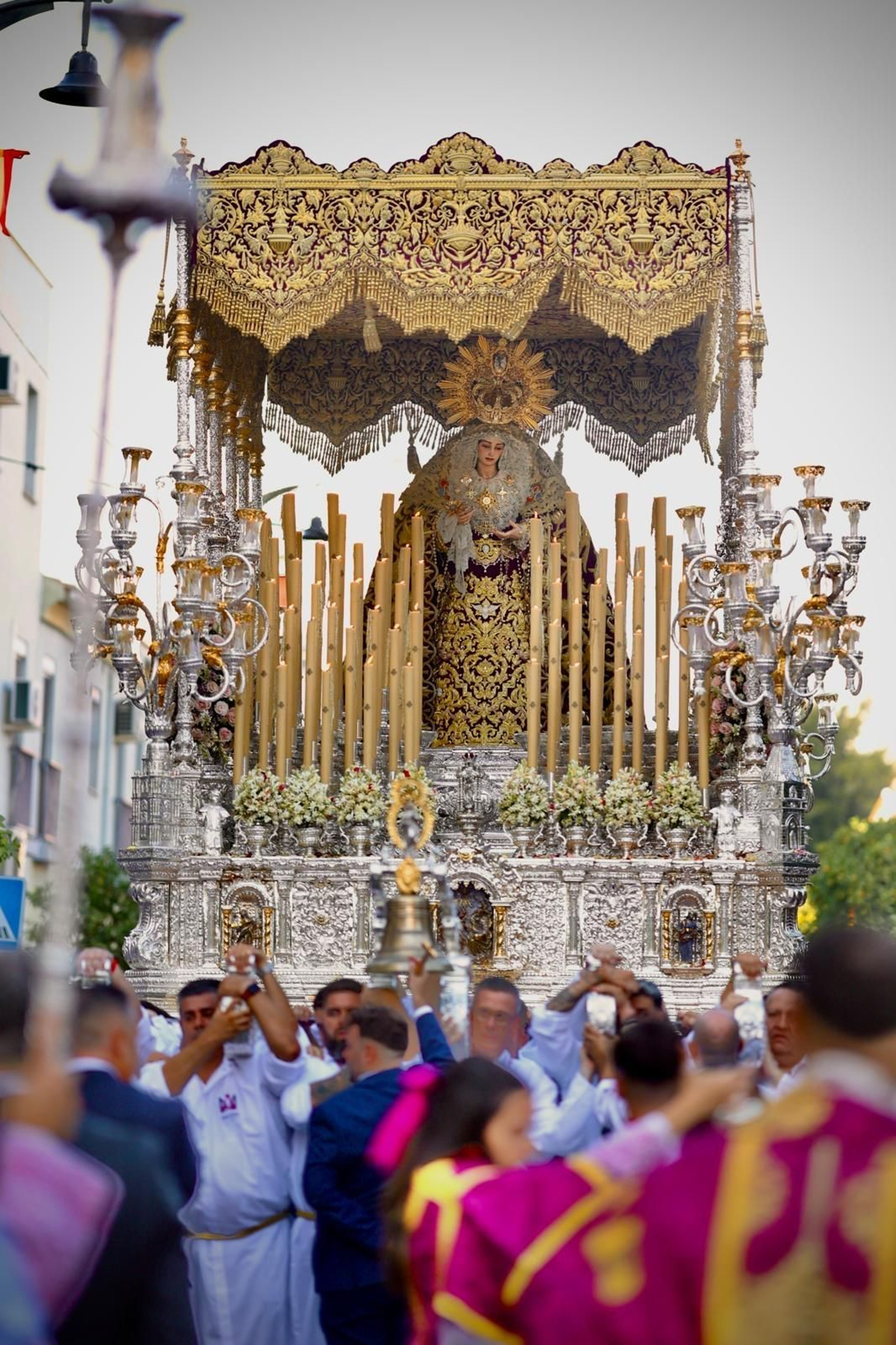 Procesión extraordinaria de María Santísima de la Trinidad.
