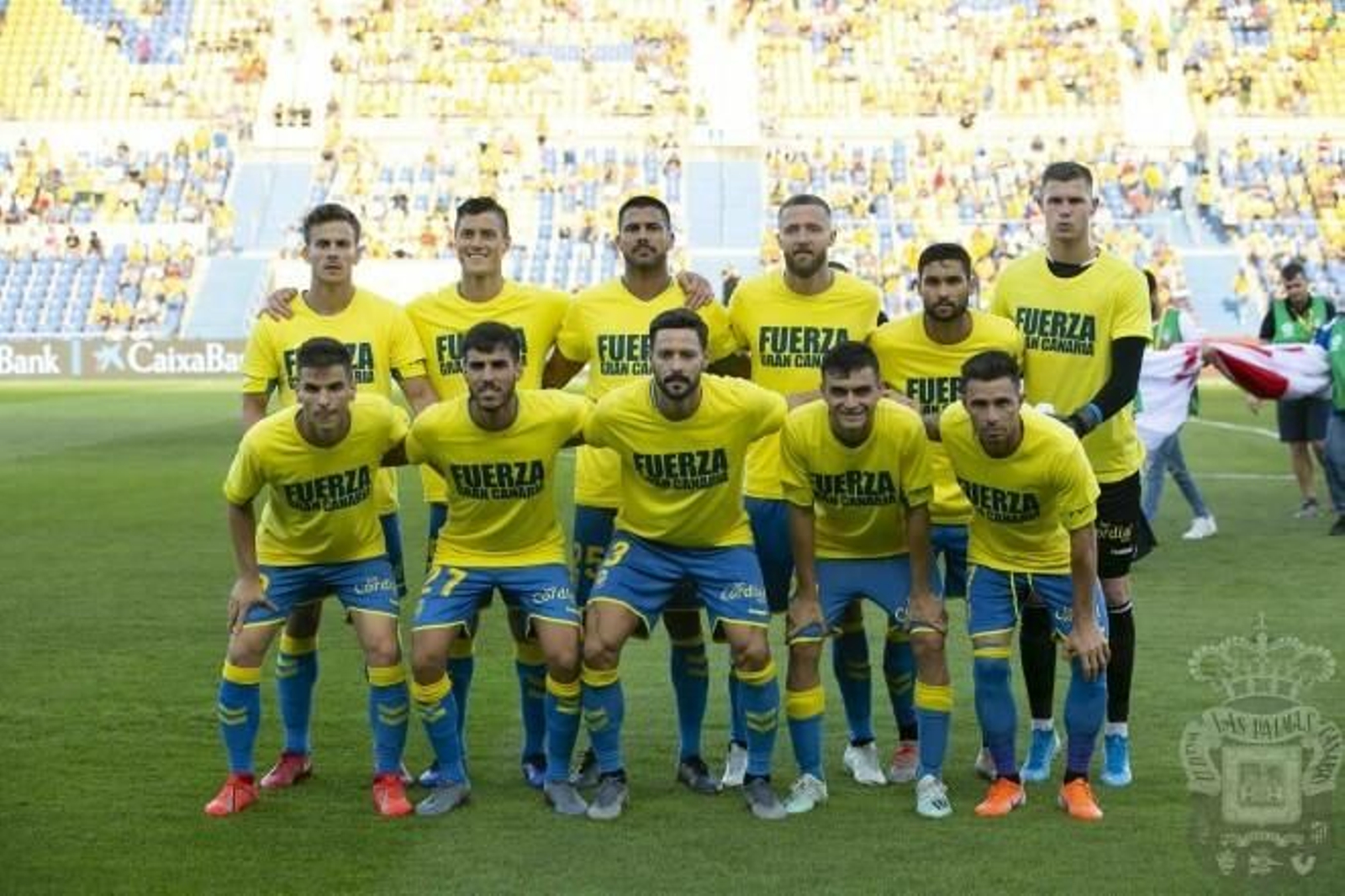 El primer once de Las Palmas esta temporada.