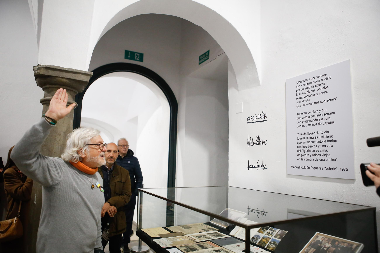 Las fotos de la inauguración de la exposición por el 50 aniversario de Tria 75