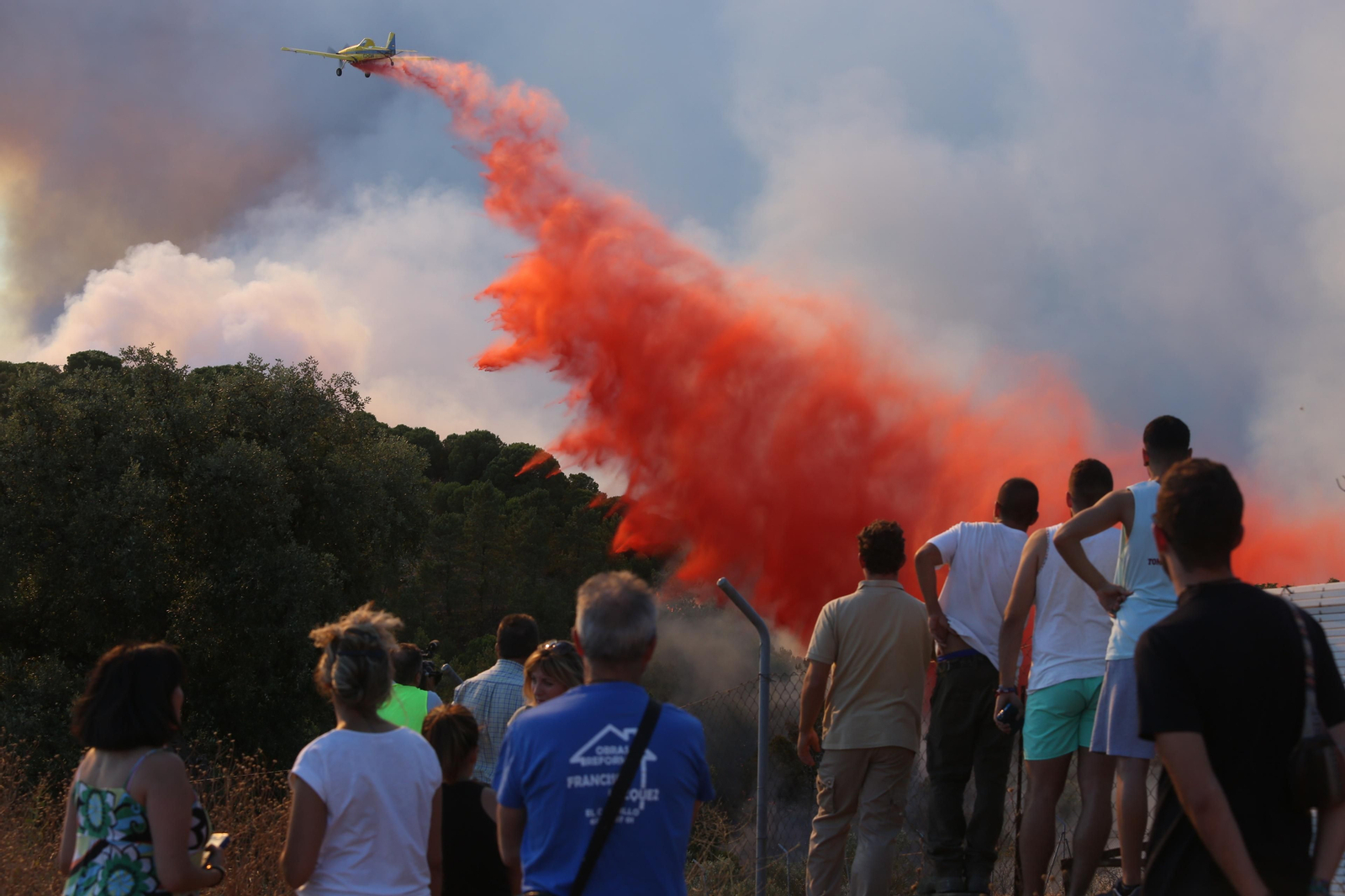 El incendio de Riotinto en imágenes