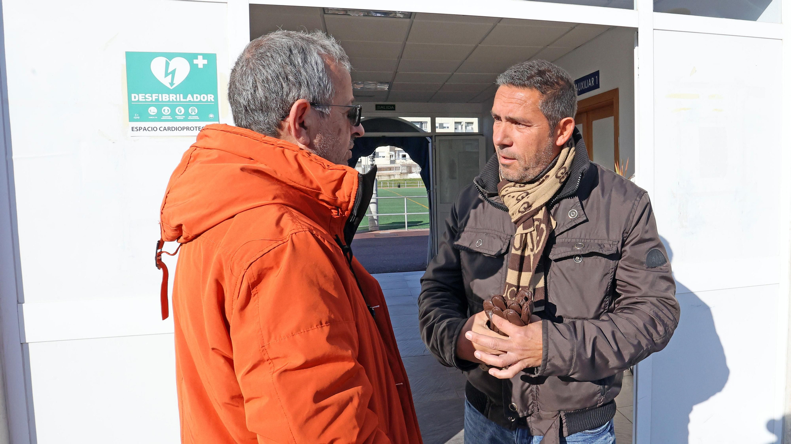 Despedida de Juan Carlos y charla del presidente con los jugadores