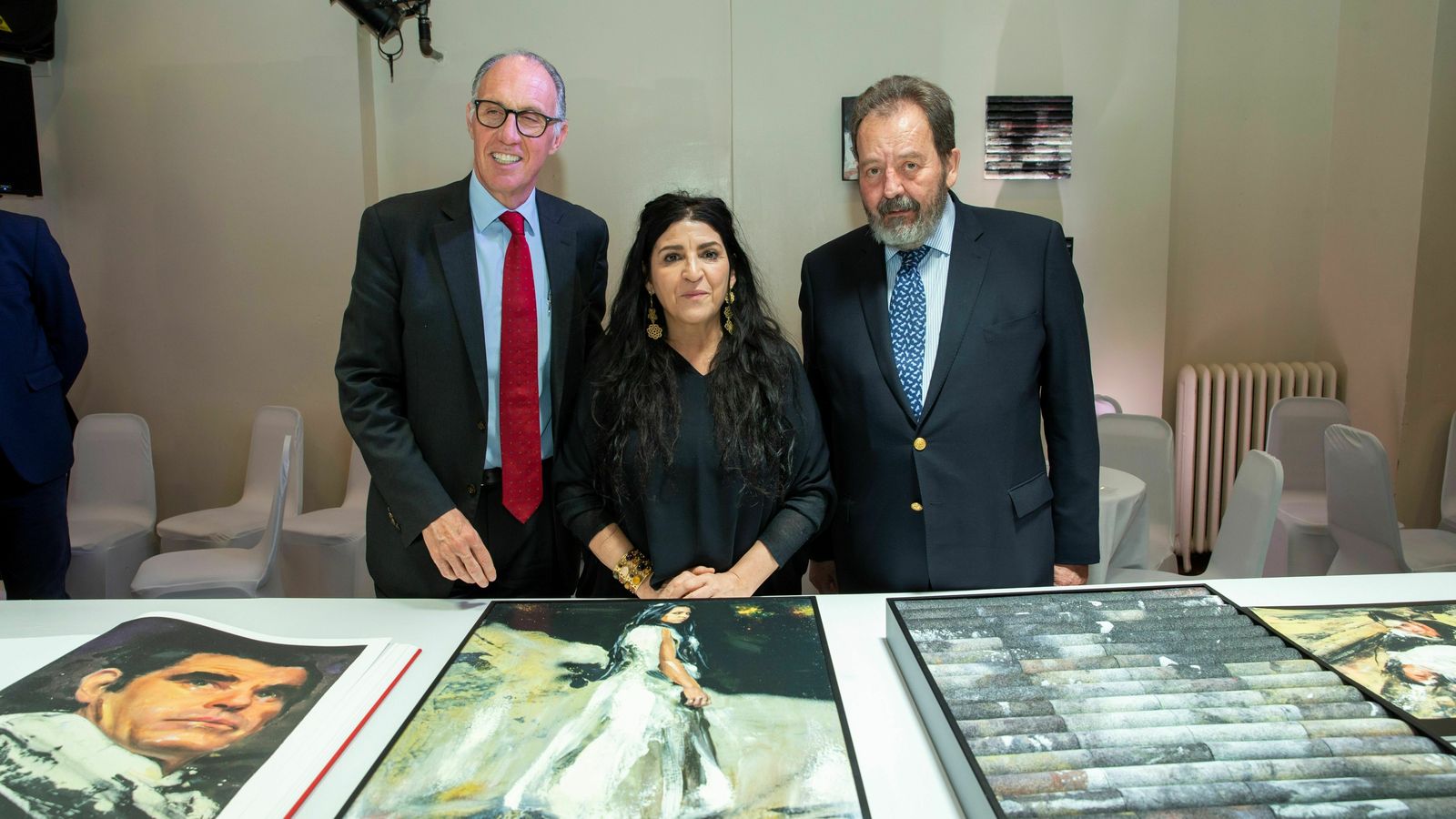 Presentación de las nuevas pinturas de Cabellut.