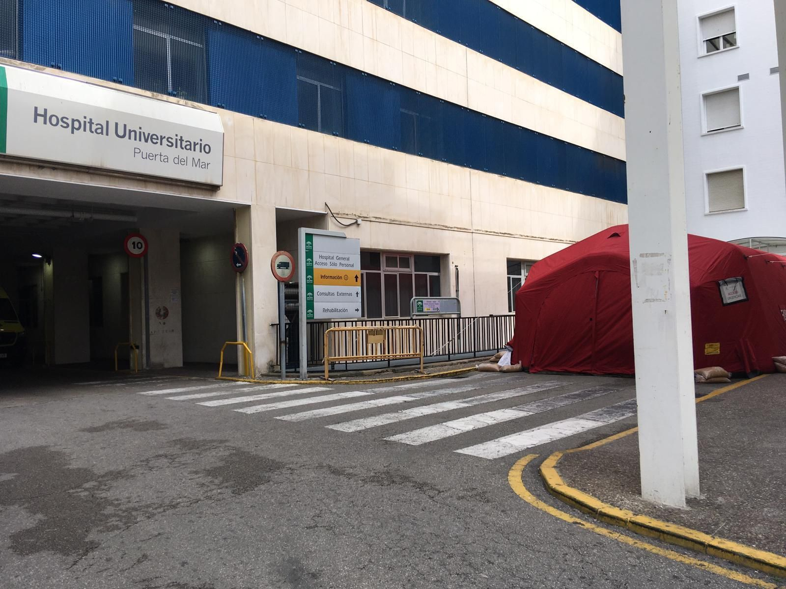 Las imágenes de la ampliación de las Urgencias del hospital Puerta del Mar