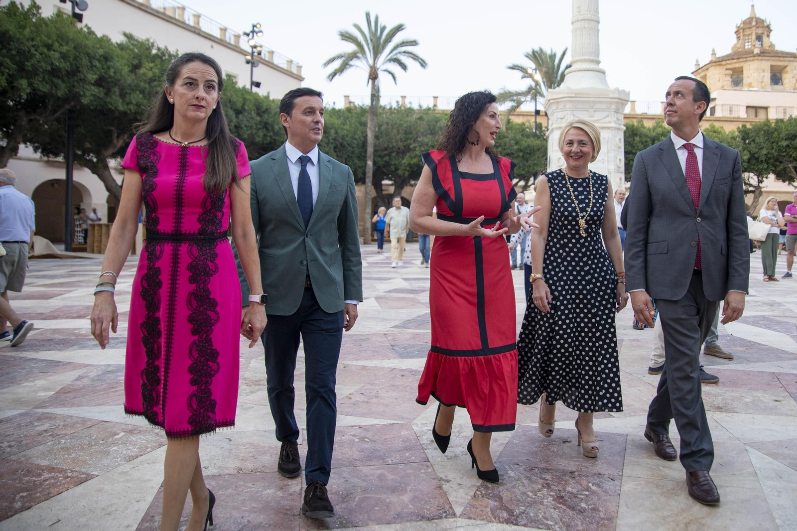 Las imágenes de la inauguración de la Plaza de la Constitución en Almería