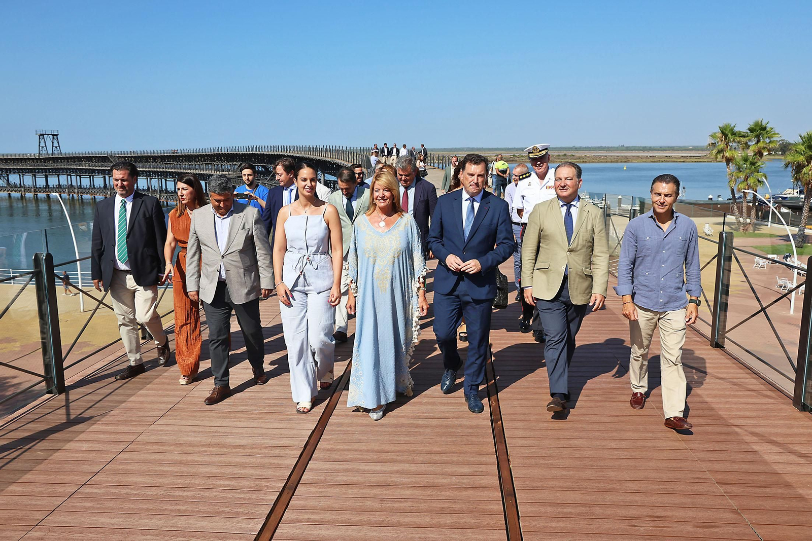 Inauguración de la unión del muelle de la Río Tinto en Imágenes