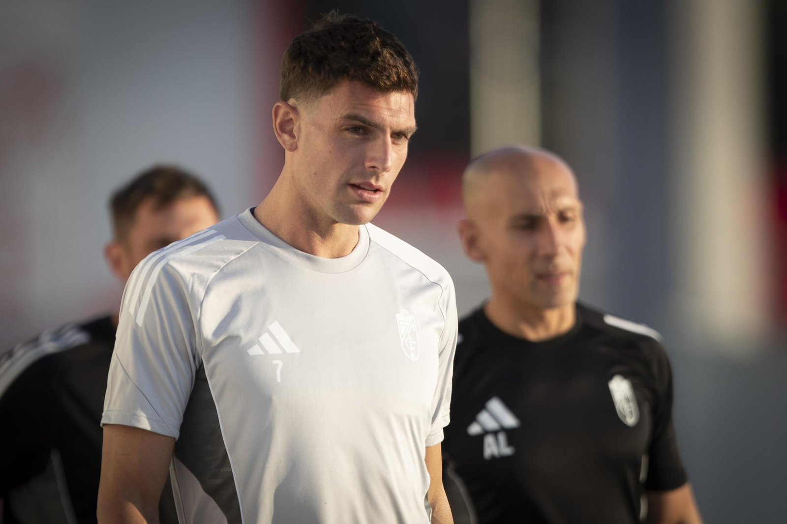 Las mejores imágenes del primer entrenamiento del Granada CF