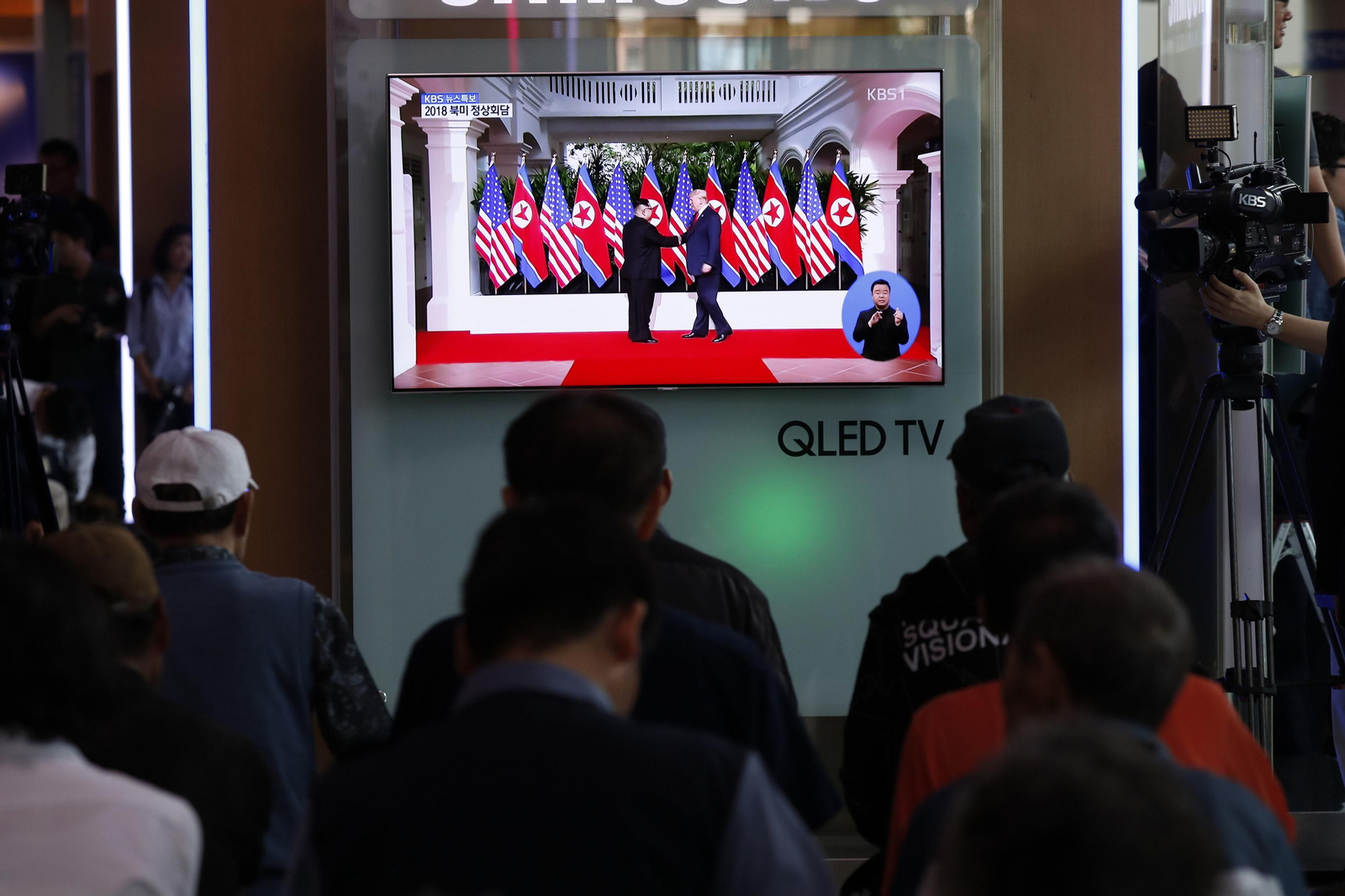 Las imágenes del encuentro entre Kim Jong-un y Trump