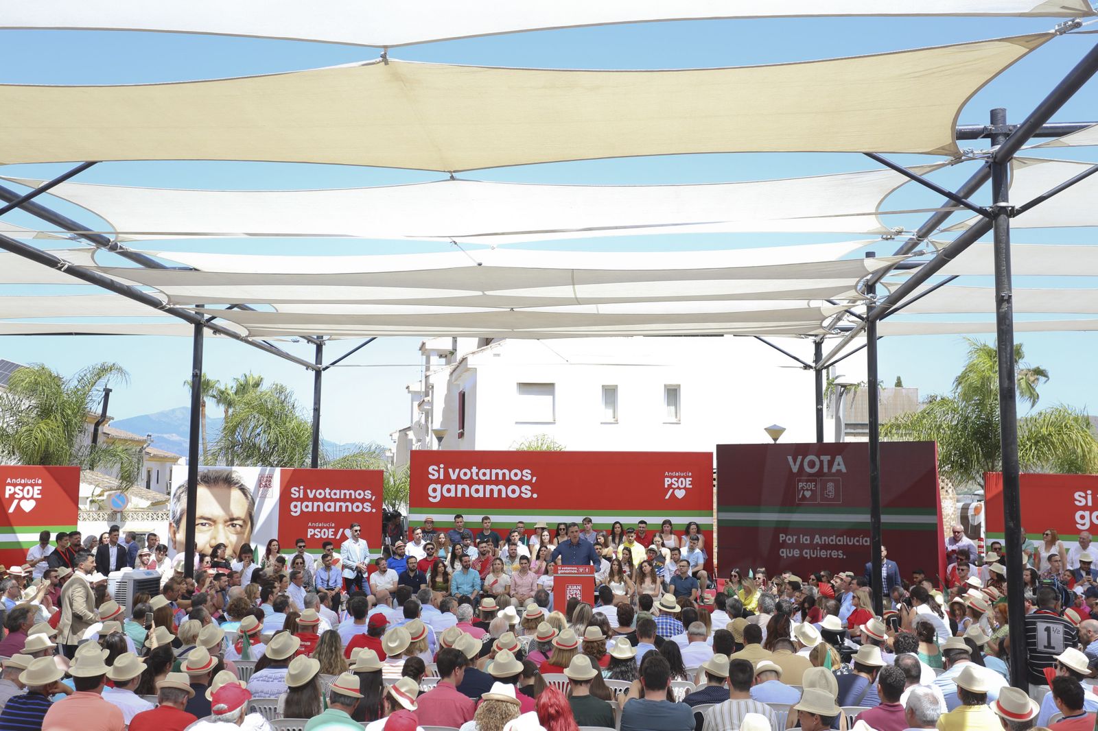 El acto del PSOE de este sábado en Cártama, en fotos