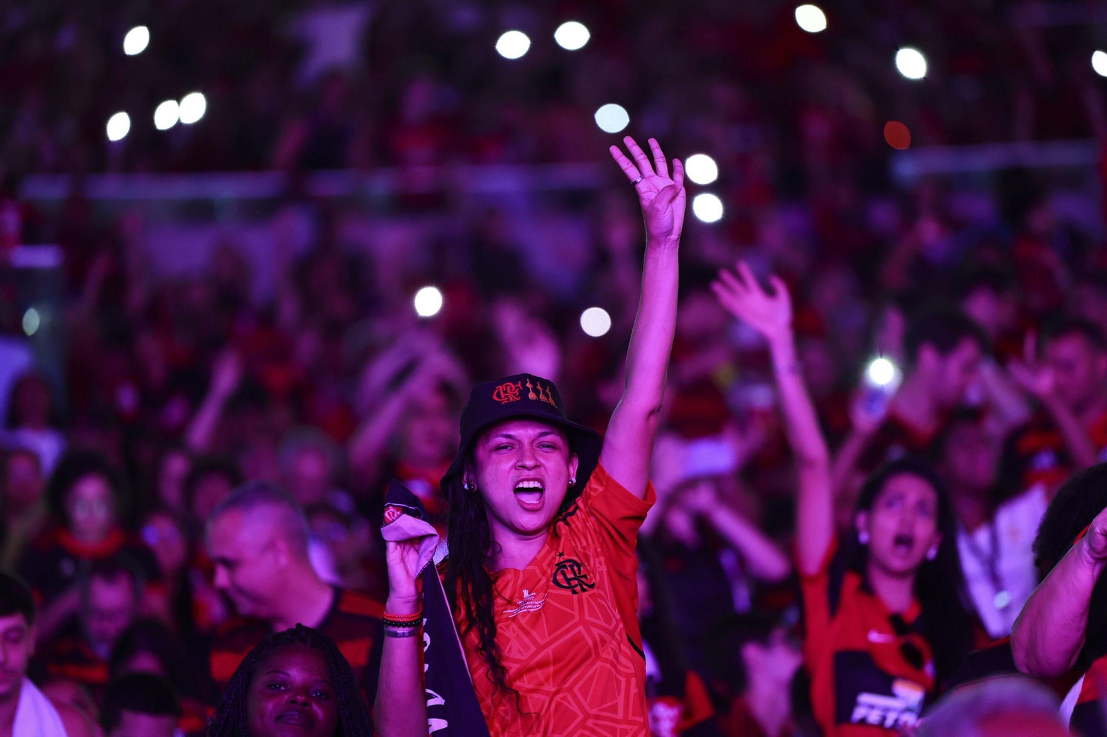 Las fotos de la final de la Copa Libertadores con triunfo de Flamengo sobre Palmeiras