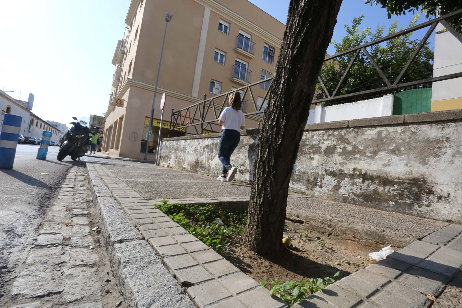 Vista de la calle Pizarro.