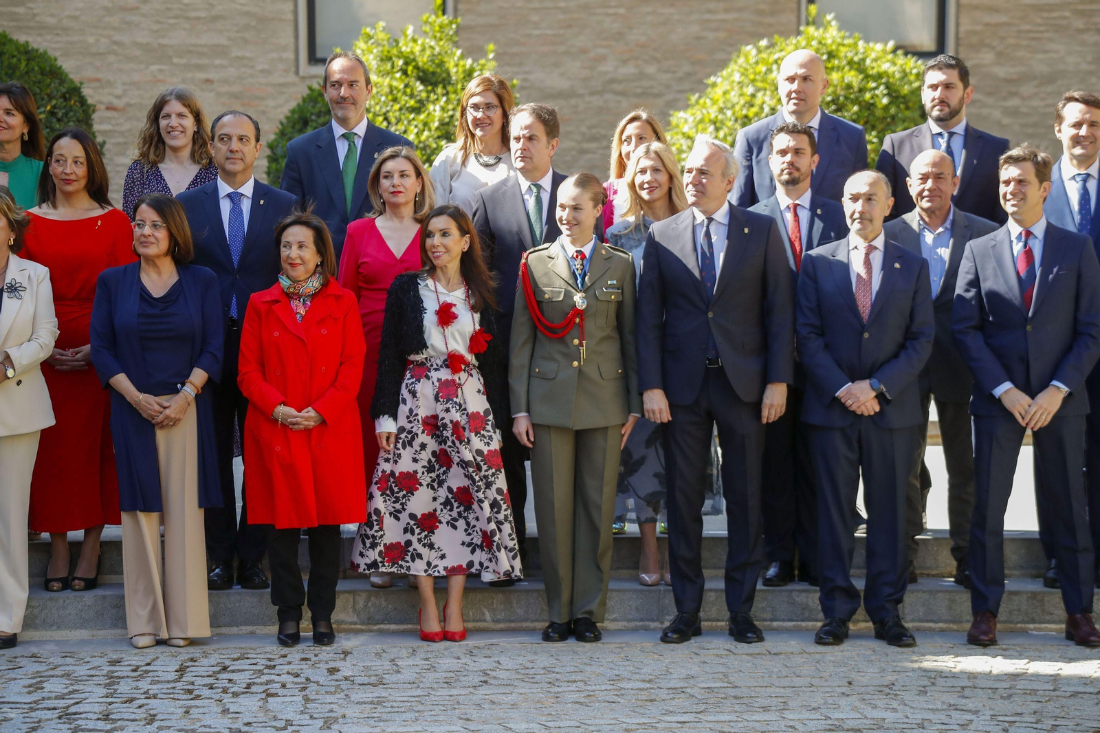 La princesa Leonor, en su primer acto institucional en solitario en Zaragoza