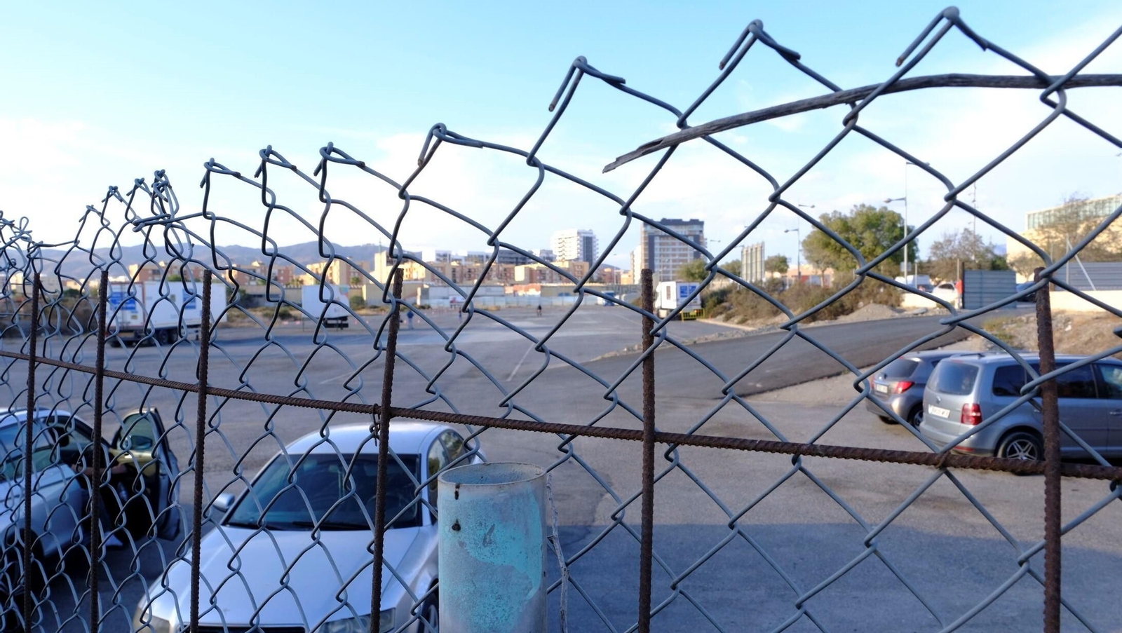 Terrenos en La Goleta donde está prevista la construcción de viviendas.