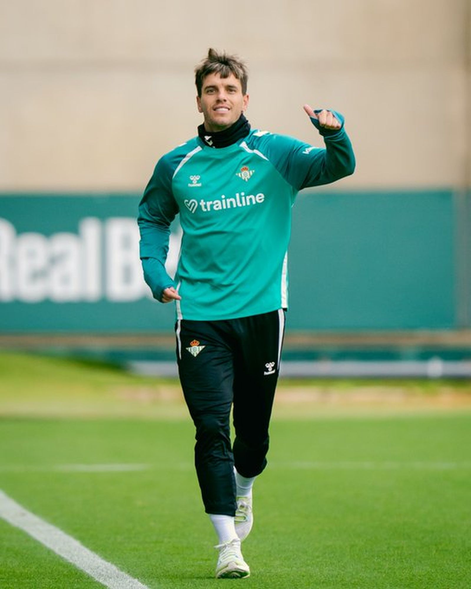 Lo Celso, en la ciudad deportiva.