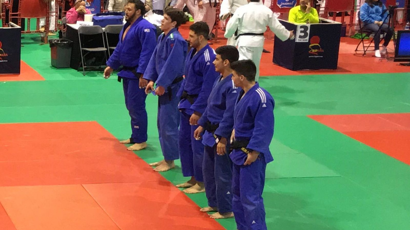 Componentes del Ciudad de Almería de judo