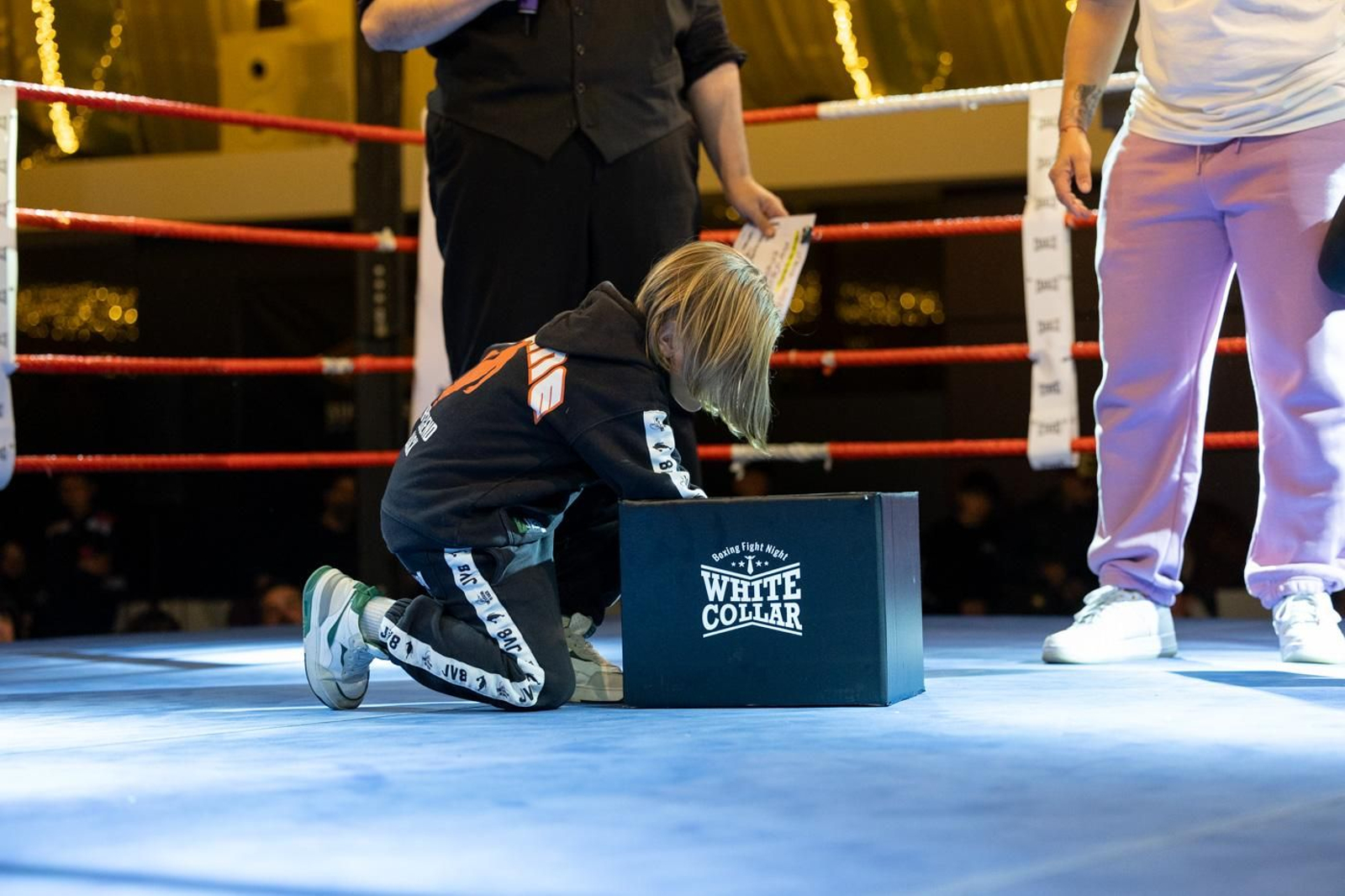 El boxeo solidario de la VI velada White Collar Boxing cautiva al público de Jaén