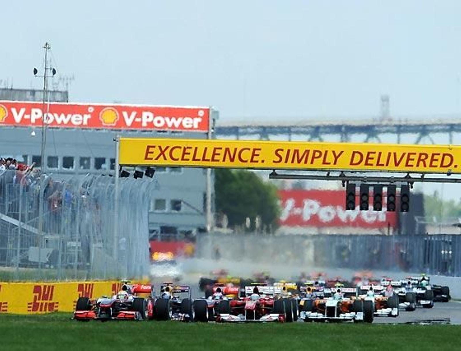 Primeros compases del Gran Premio de Canadá.

Foto: Afp Photo / Reuters / Efe