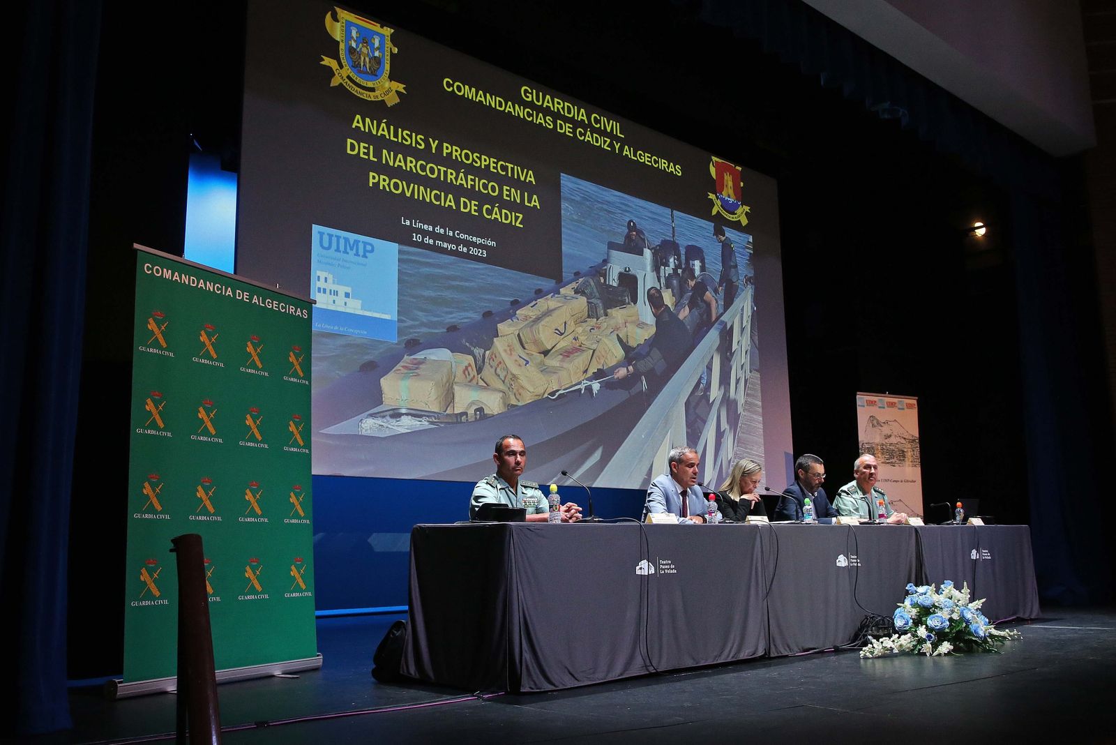 Fotos de la jornada sobre narcotráfico en la provincia de Cádiz de la Guardia Civil en La Línea